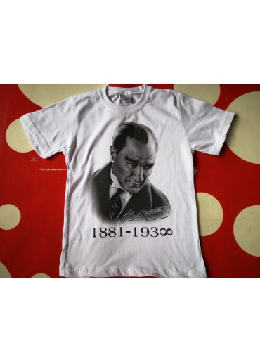 Atatürk Baskılı Tişört 003