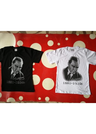 Atatürk Baskılı Tişört 004