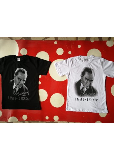 Atatürk Baskılı Tişört 004 Atatürk Baskılı Tişört 004