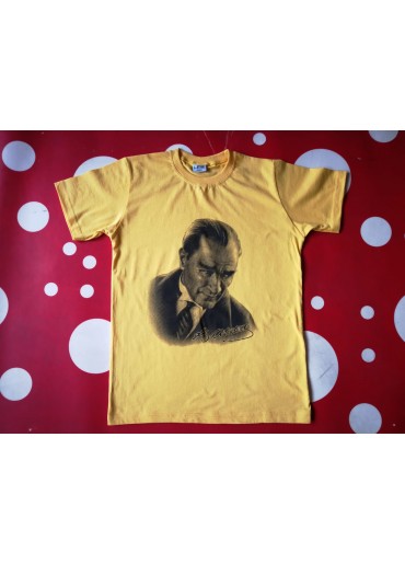 Atatürk Baskılı Tişört 005